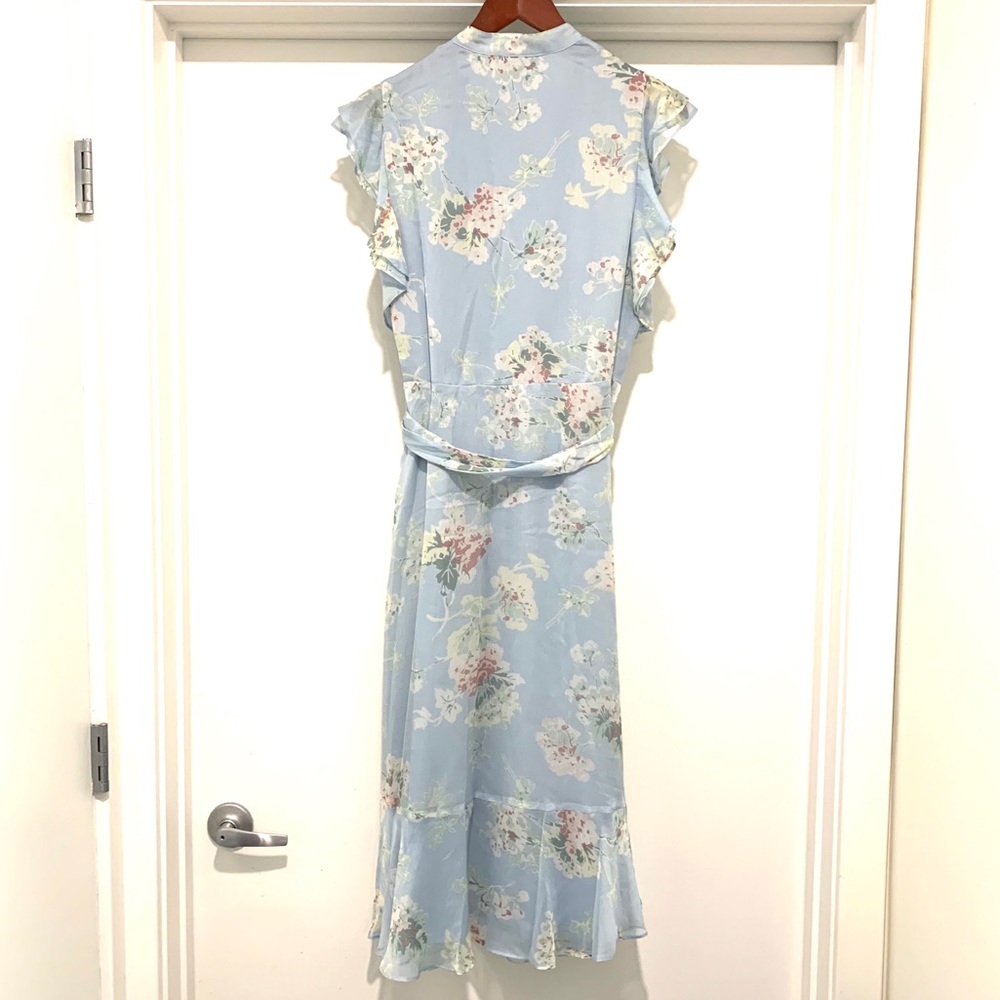 Lauren Ralph Lauren Blue Floral Midi Dress - Picture 2 of 15